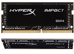 SODIMM DDR4 32GB 2666MHz CL15 (Kit of 2) KINGSTON HyperX Impact